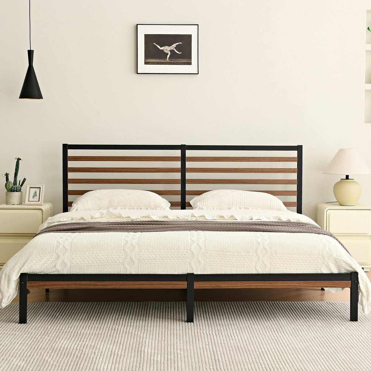 Trent Austin Design King Size Platform Bed with Headboard only .99